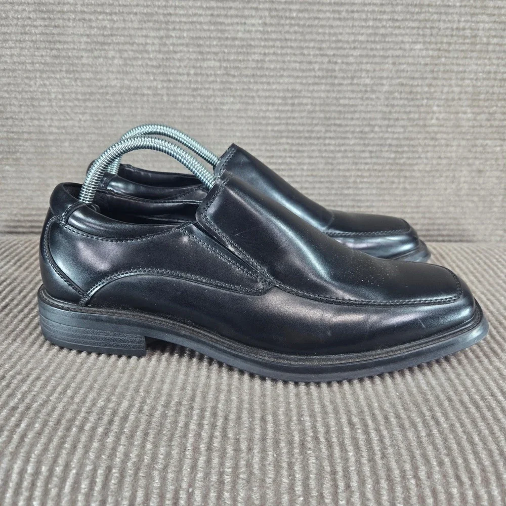 Dockers Mens 8M Black‎ Slip Resistant Bicycle Toe Loafers 90-36974